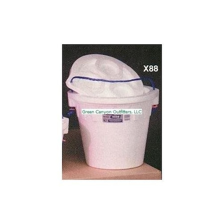 Plastilite Minnow Bucket , 5 Quart, Foam, W Rope Handle X80-24